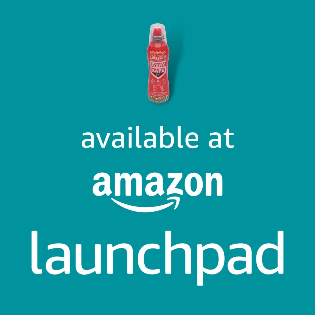 More exciting Amazon news: the StaySafe 5-in-1 Fire Extinguisher is a verified 'Amazon Launchpad' product.

Launchpad recognises and highlights some of the UK's most innovative products - and our StaySafe 5-in-1 Fire Extinguisher is one of these.

buff.ly/3jI84pq