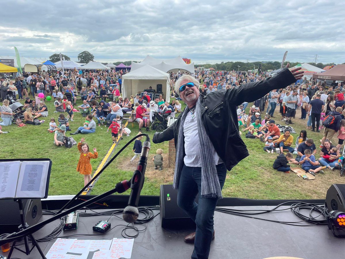 Great to be out in front of a crowd again! #livemusic #Blues #events