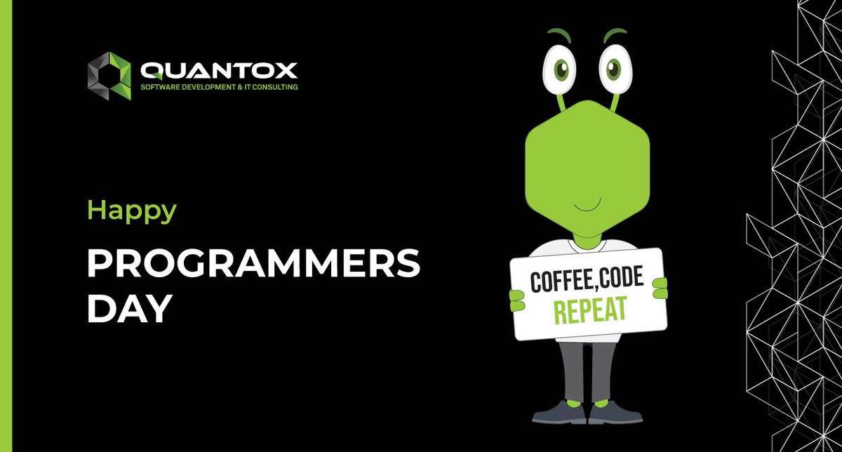 QuantoxCom's tweet image. 🖱Happy 256th day of the year 💻
#WorldProgrammersDay