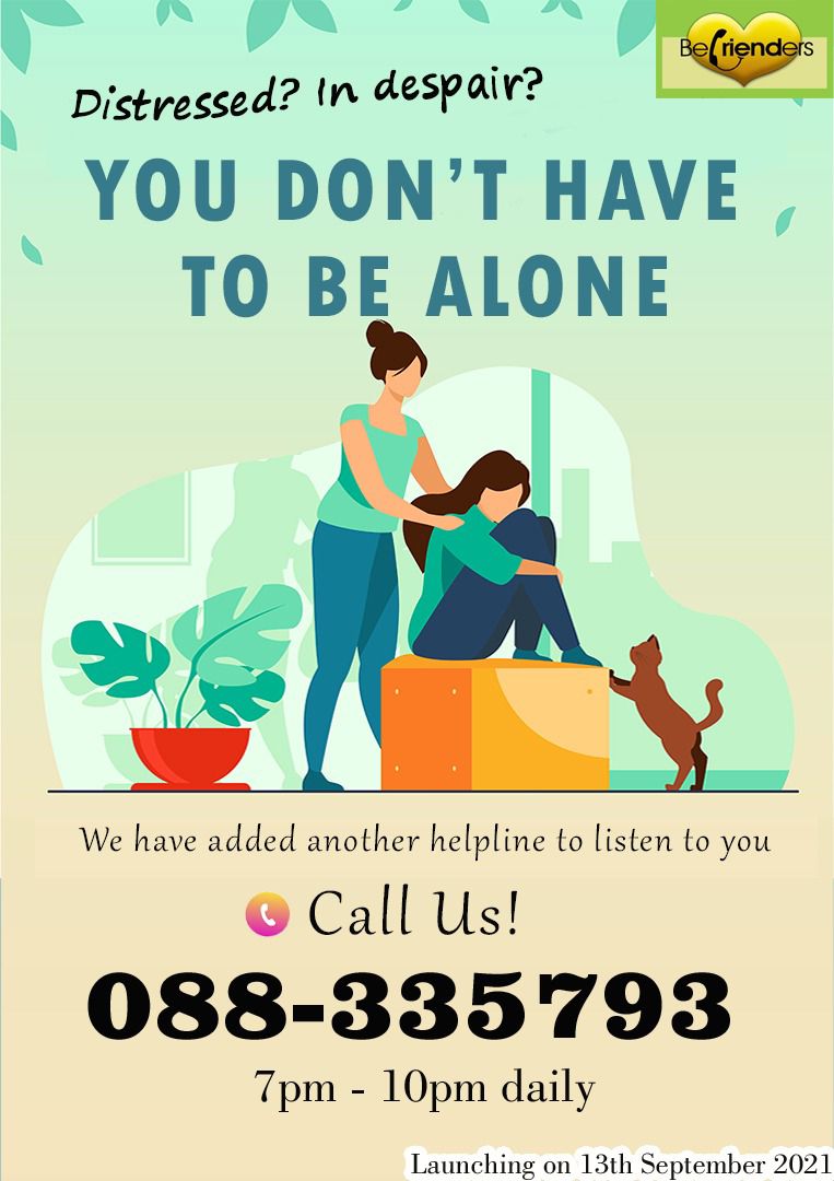 Whenever you need someone to talk, we're here for you.