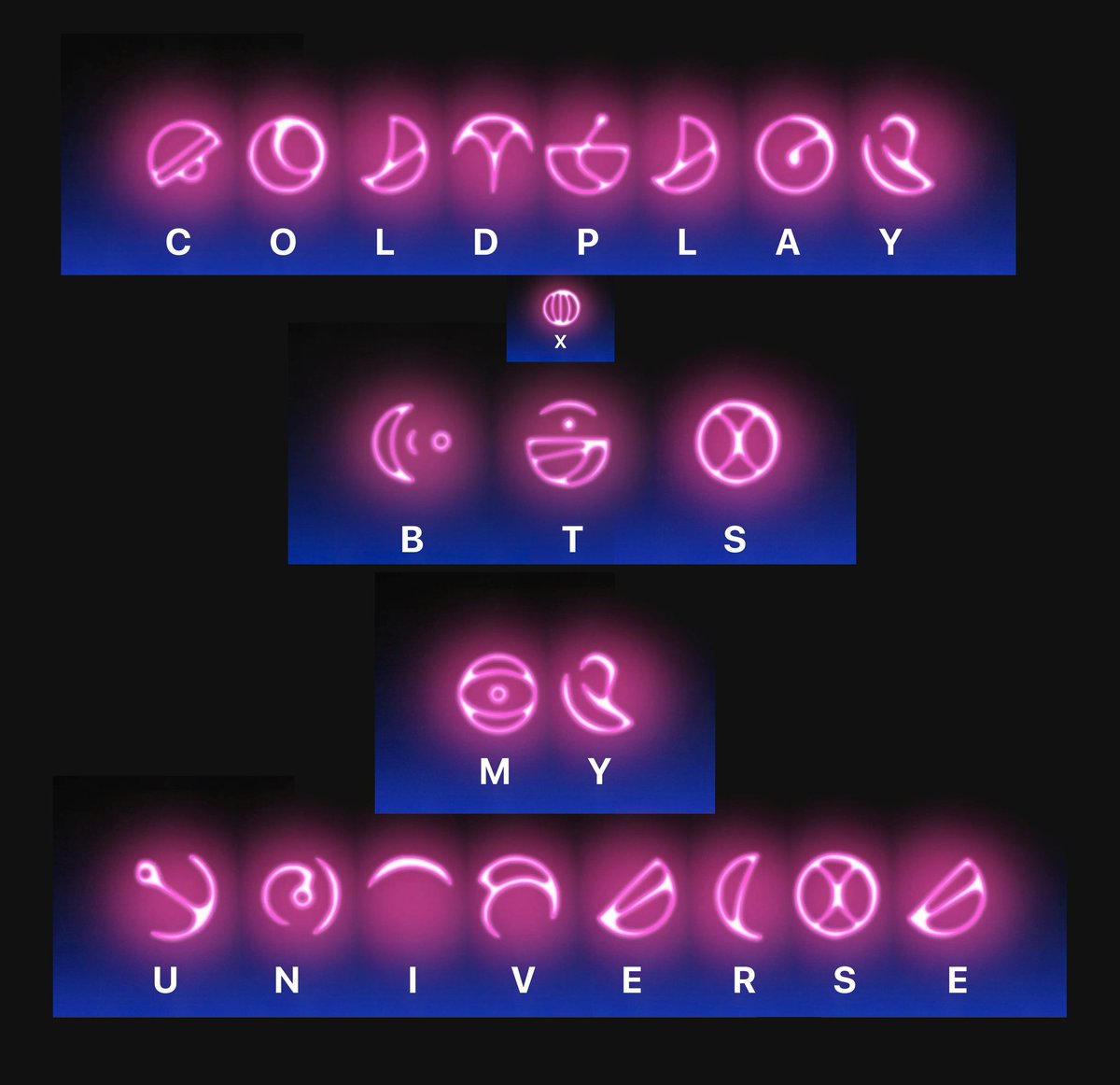 Coldplay x bts my universe