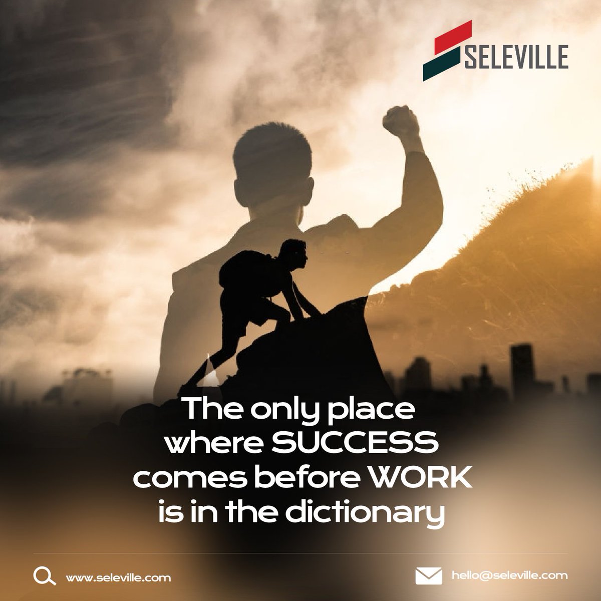 SelevilleBiz's tweet photo. Here's to putting the work in this week! 💪 

#staymotivated 
#Stayfocused 
#seleville https://t.co/tN0HR9xM18