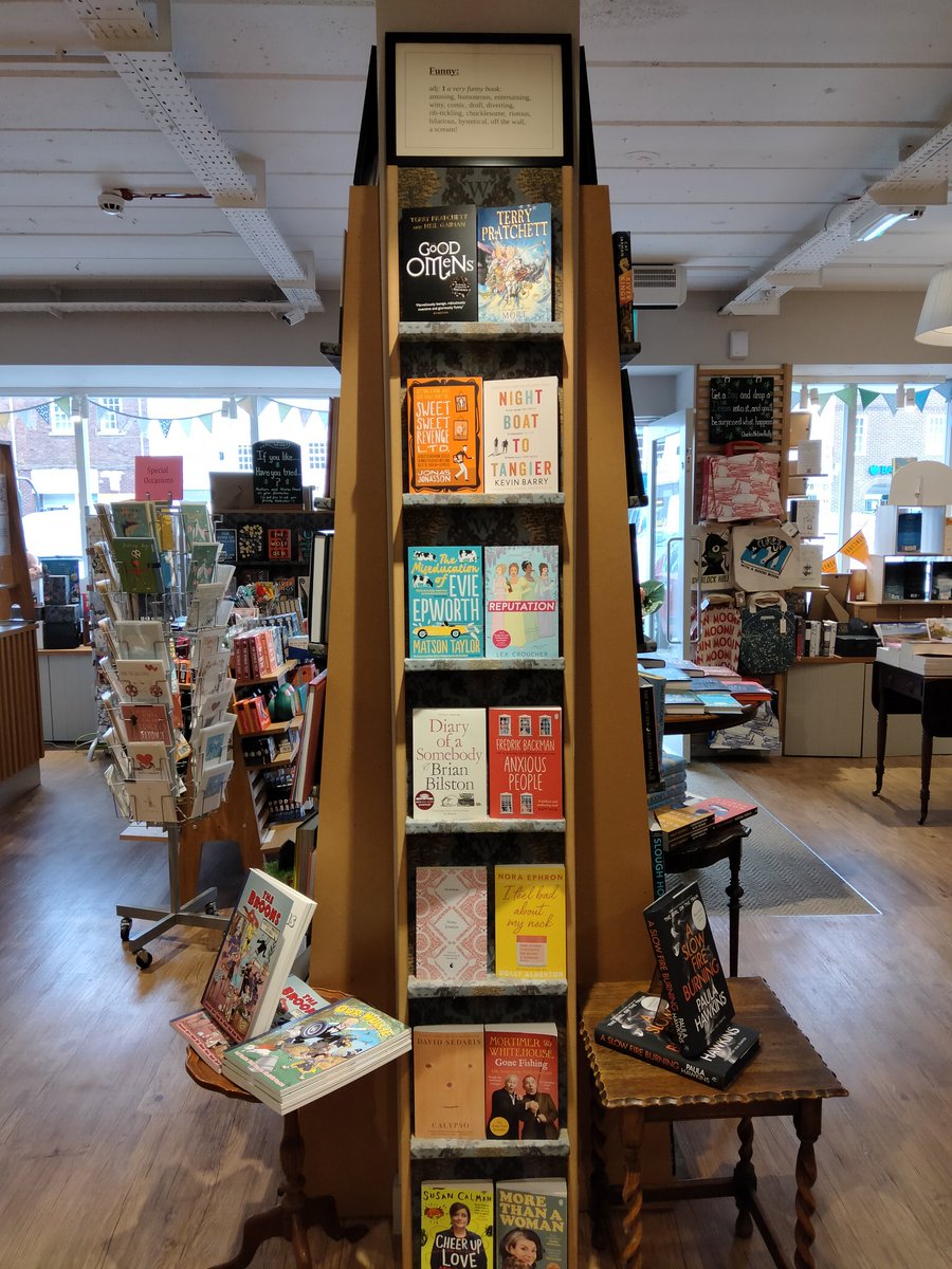WaterstonesYarm's tweet photo. Needing a chucklesome little something to start your week merrily?
Call in for some rib-tickling recommendations!
#funnybooks #funnyfiction #biography #yarm #yarmreads #choosebookshops #waterstones #BookRecommendations https://t.co/LS05mYtuMq