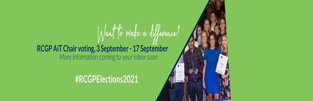 rcgp's tweet photo. Community Chair elections continue, and voting closes this Friday! You can find out more about the AiT and First5 Chair roles and elections process here. https://t.co/cR5mCf2FnX https://t.co/vL0hBHNEjW