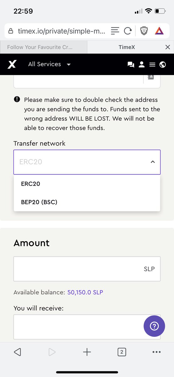 a_petrushko's tweet photo. @roberts_dominik Hello Dominik, #BinanceSmartChain deposits withdrawals are already implemented for some crypto assets.
You can select it under transfer network. https://t.co/DSqjDTgPbb