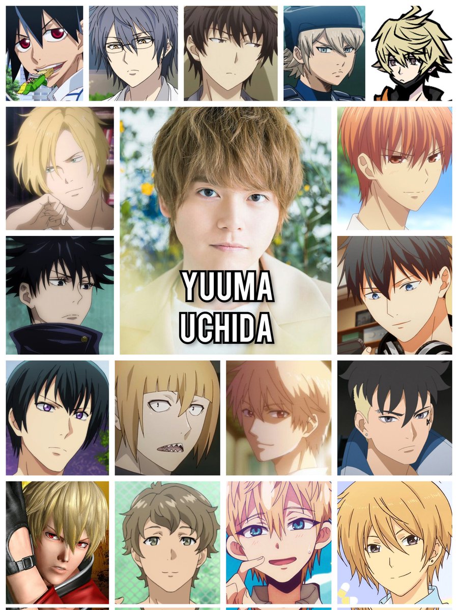 Personagens Com os Mesmos Dubladores! on X: Uma das melhores vozes que nós  temos do Japão, sem dúvidas! Alguns dos papéis do sensacional seiyuu Yuuma  Uchida! Yuuma é conhecido por ser a