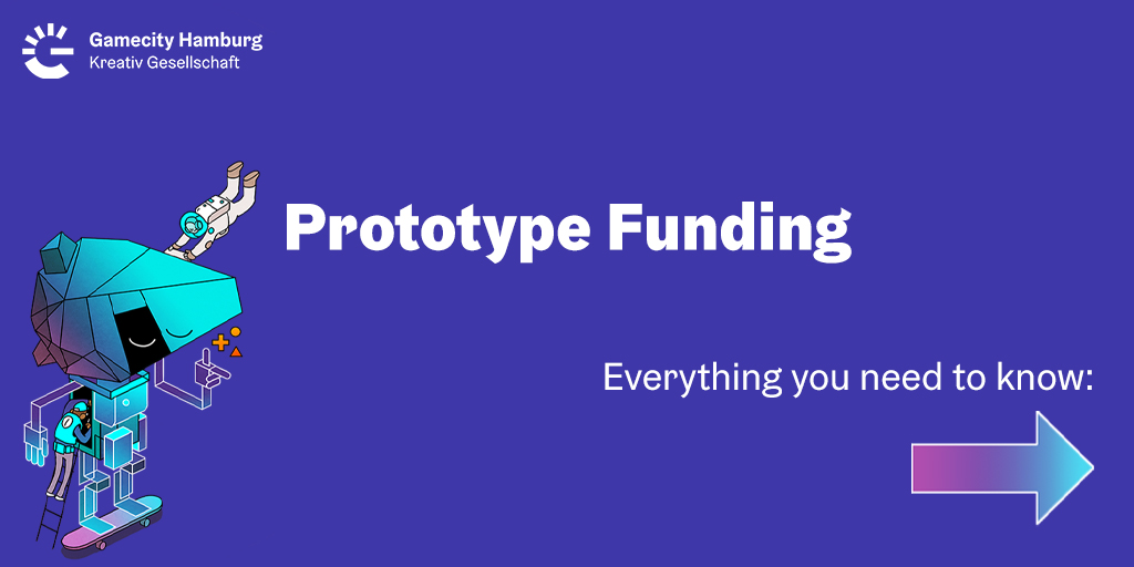 gamecityHamburg's tweet image. #PrototypeFunding in Hamburg: The basics you need to know. Apply until October 18!
Sounds interesting? Find more information &amp;amp; FAQ on gamecity-hamburg.de/funding
Considering to apply but you still have a lot of questions? Contact us for a consultation appointment!
#GamecityHH