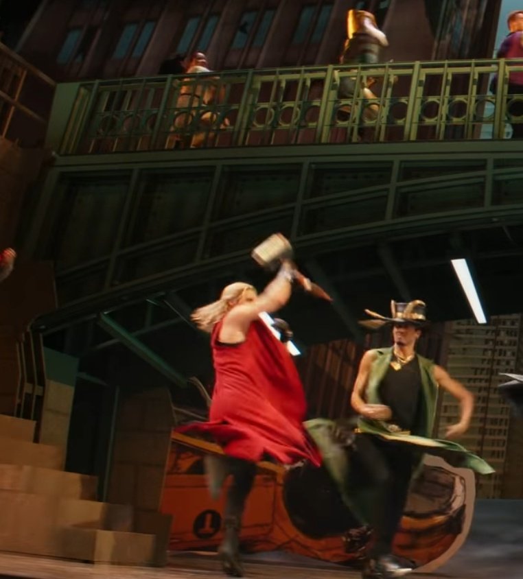 are they thor and loki in rogers musical😭 #Hawkeye