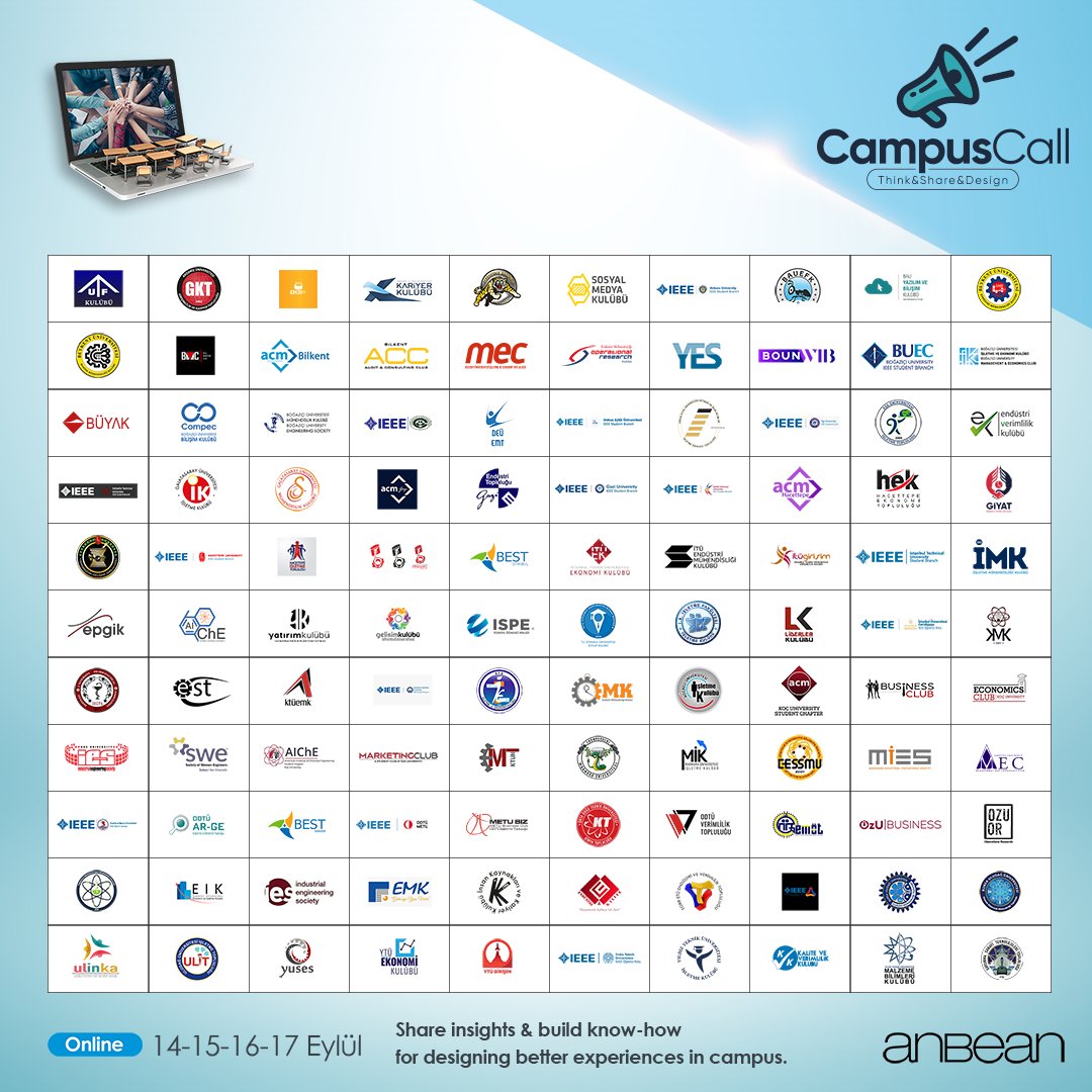 anbeanyaninda's tweet photo. Yeni dönem başlıyor! 😍
Kampüsün geleceğini birlikte tasarlayacağız!
CampusCall 2021 Kulüpler Buluşması’nda 4 gün boyunca 15 şehirdeki 40 üniversiteden, 110 öğrenci kulübü ile bir araya geliyoruz! 😍#anbean takipte kal! https://t.co/NLSRZZGQqN