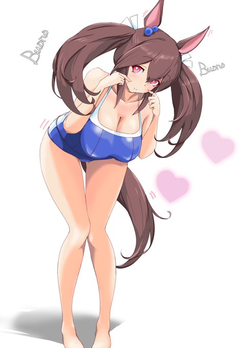 ヒシアケボノ  スクール水着差分 