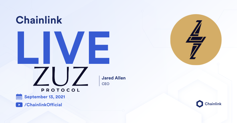 SmartContract's tweet photo. Watch today's @Chainlink Live and learn about @ZUZProtocol. ZUZ is using #Chainlink Keepers and Chainlink Price Feeds to calculate the value of its #NFTs and staking rewards.

Join for the live event now or watch the replay on YouTube: https://t.co/mKDnfz6sWb https://t.co/tpvY6xeIpE