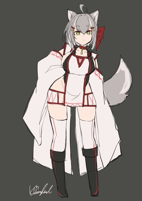 分祀の狛犬
#軽率にキャラデザ 