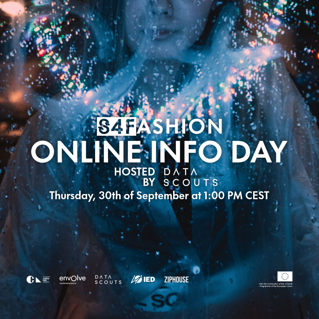 🧶 @S4_Fashion invites fashion designers, fashion brands, creative hubs and accelerators to the S4Fashion Info Day, hosted by @DataScouts, on the 30th of September at 1 PM CEST! 👇 Learn More about the agenda and the special guests, datascouts.eu/en/events/s4fa… #sustainableclothing