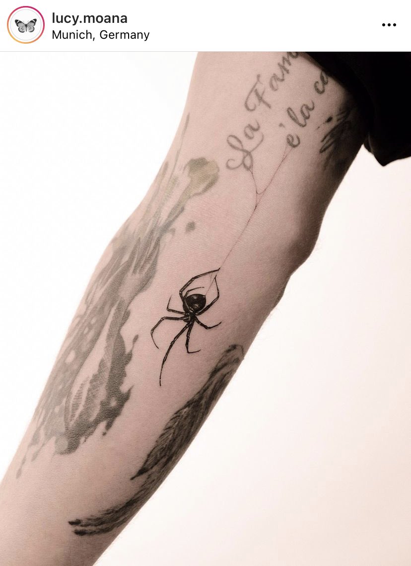 Share 98+ about simple spider tattoo super cool .vn Share 98+ about simple spider tattoo super cool .vn