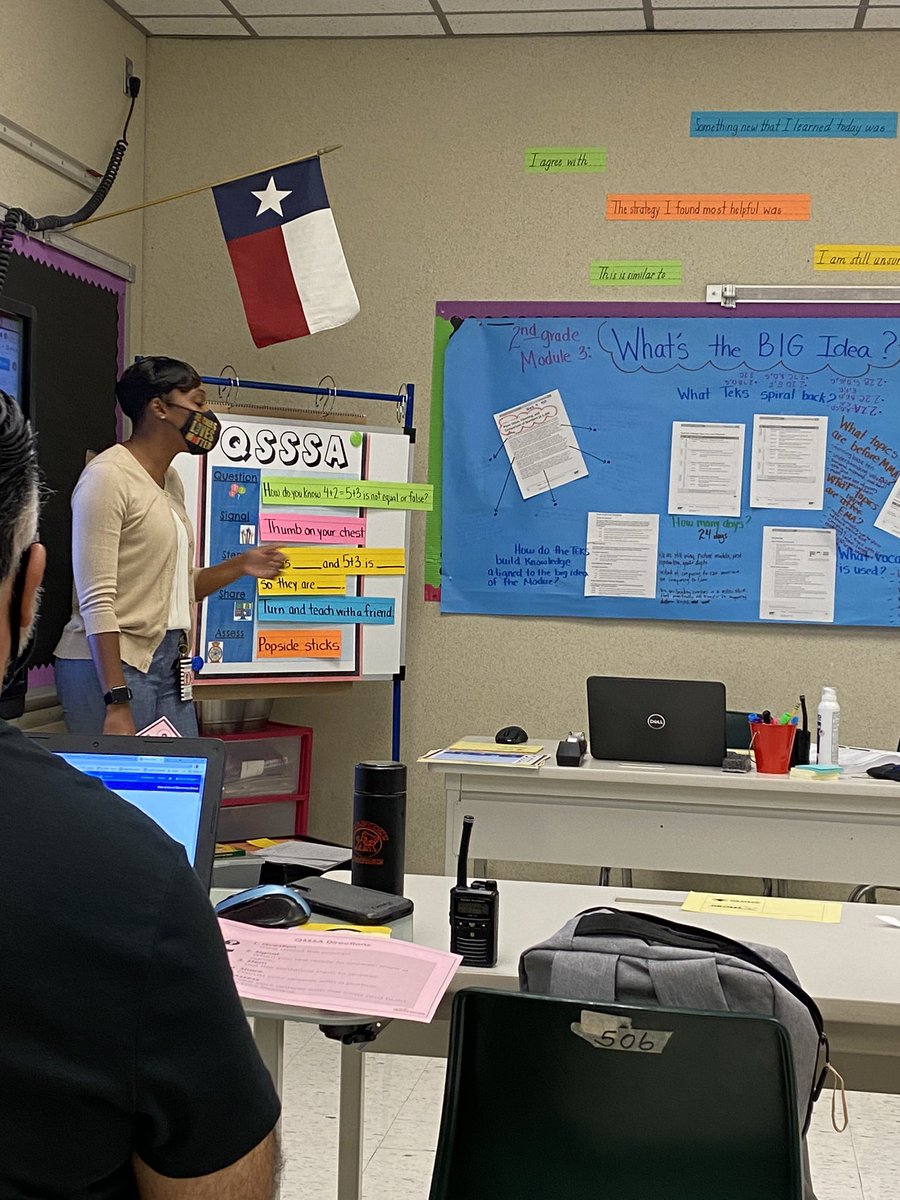 Our awesome instructional specialist bringing QSSSA to math CBPL to support accountable talk. <a href="/CarrollES_AISD/">Carroll Elementary</a>