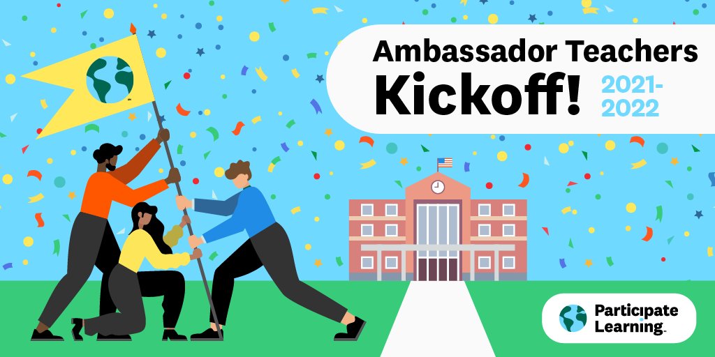 Calling all <a href="/ParticipateLrng/">Participate Learning</a> ambassadors! Have you registered for one of this week's kickoff events? If not, check out today's email or the most recent announcement in the Ambassador Teachers community - you won't want to miss the updates, connections, &amp; prizes! #unitingourworld