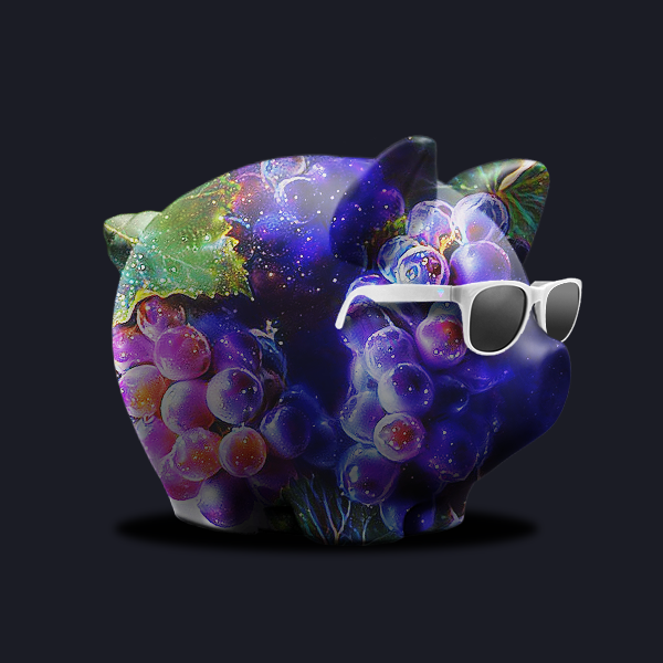 CompendiumFi's tweet photo. We've partnered with @grapeprotocol to help run the Compendi-Pigs "Piggy Council"! 

We're giving away this Legendary "Grape" Piggy #NFT to a member of the community on Sept. 18th!

Reqs: Must be signed up with Grape, be on Grape discord, and have a verified wallet!

#Solana $SOL https://t.co/Zerr8IMaaa