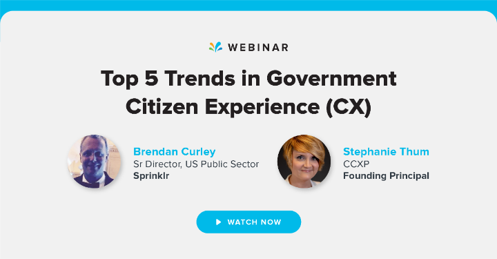 jsmack25's tweet photo. Citizens have powerful voices. Evolving the citizen experience has moved from a nice-to-have to a necessity. Watch our new webinar with CX leader Stephanie Thum to learn 5 strategies that are gaining traction in the public sector ➡️ https://t.co/4x7oPlvTnL https://t.co/mwuNXWj1jZ