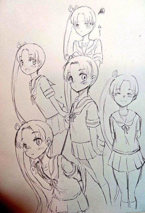 綾波ちゃん描いてた 