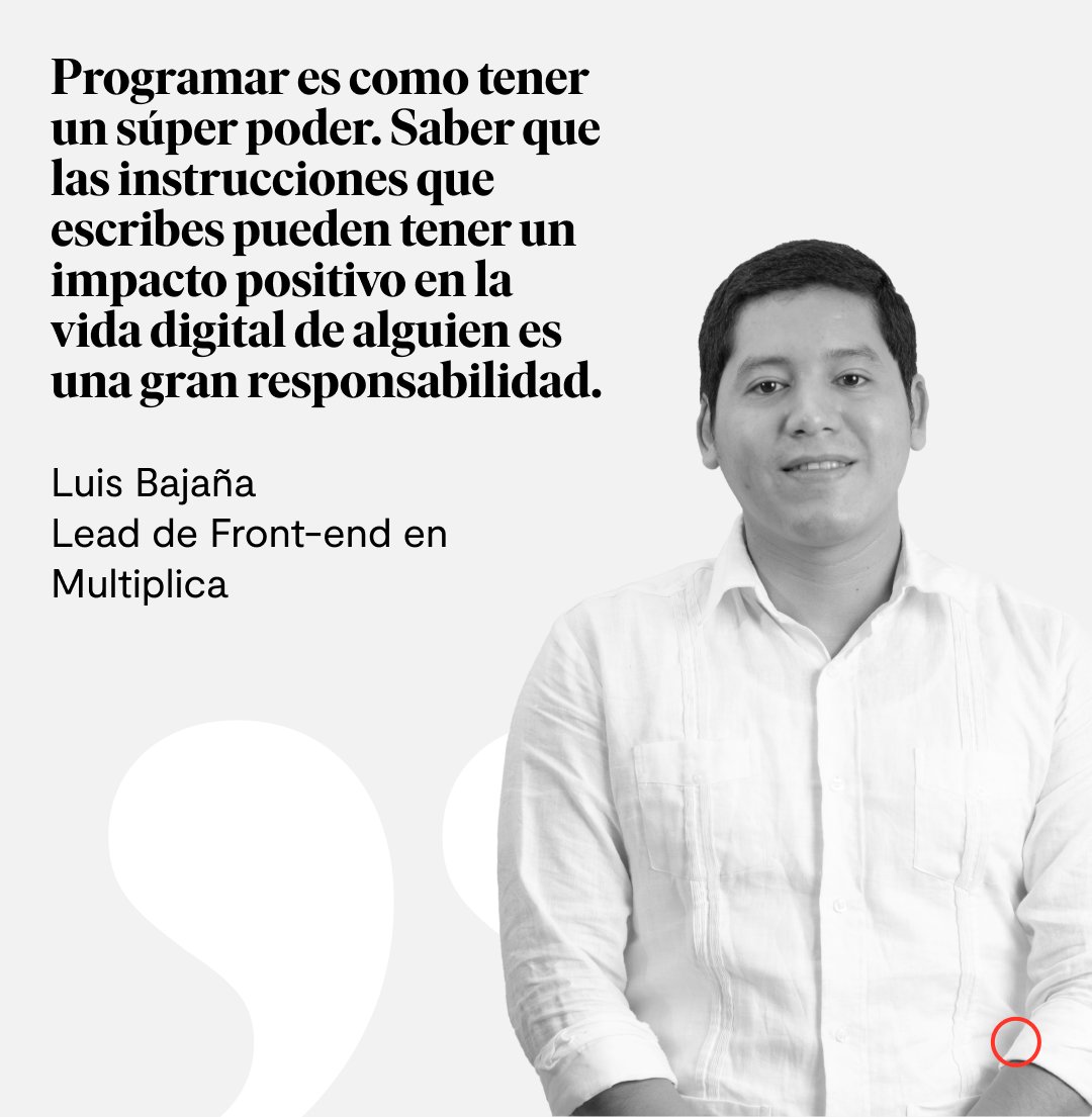 multiplica's tweet image. Hoy estamos conmemorando a developers y coders de la familia Multiplica. Aquí les compartimos algunas quotes que nos han dejado, sobre lo que significa la gran labor que desempeñan 🙌💡Feliz día 🎉
#happydevelopersday #developersday #codersday