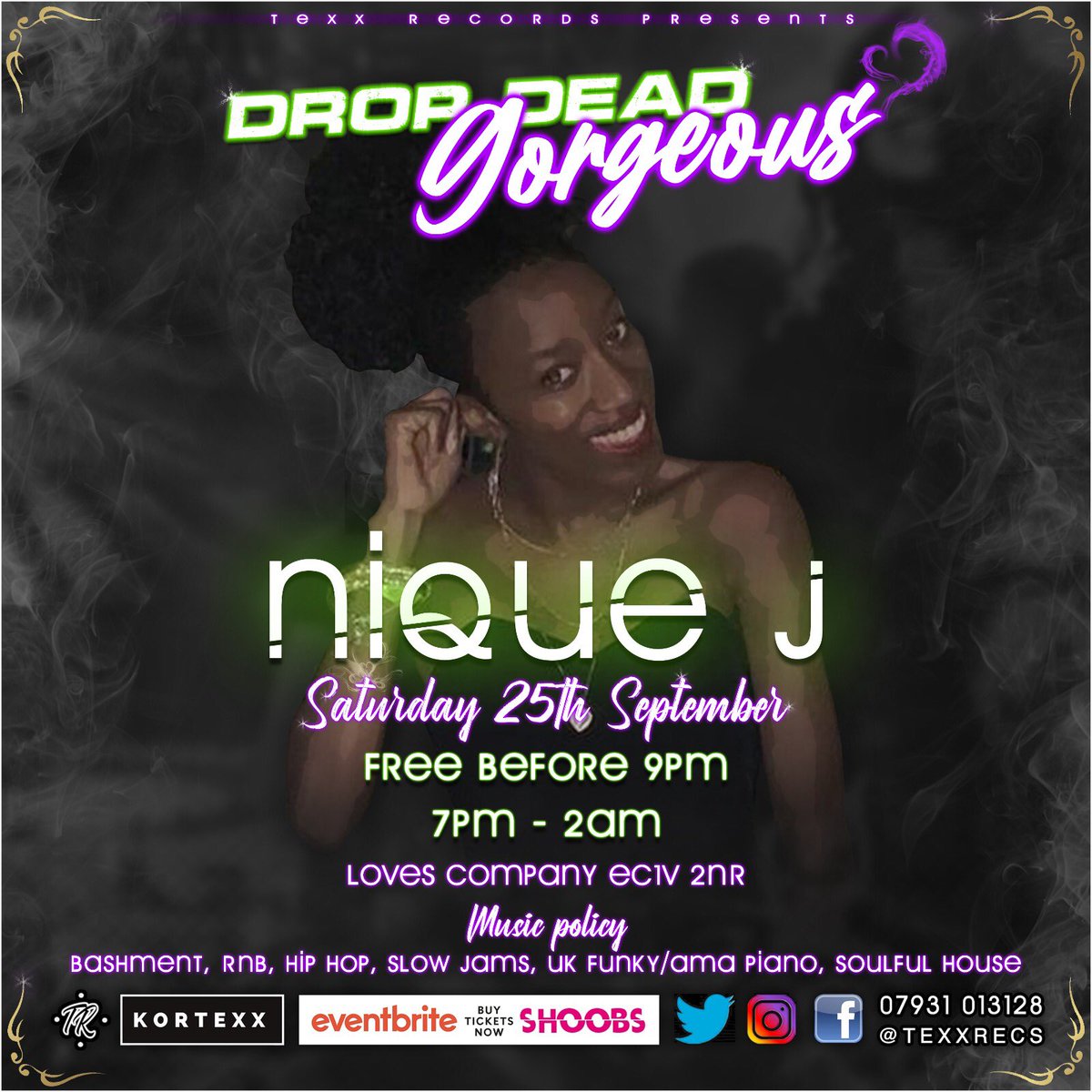 TexxRecs's tweet image. Just under 2 WEEKS to go 💃

Have you got you’re tickets yet for the big one @ The Loves Company on the 25th September! 

DJs on the night will be 
⭐️ @selecta_jayy 
⭐️ J-Mimez 
⭐️ Nique J
⭐️ @DjTappaDon - 
also host an resident DJ 
Over 21s

Ticket link:
 linktr.ee/TexxRecords