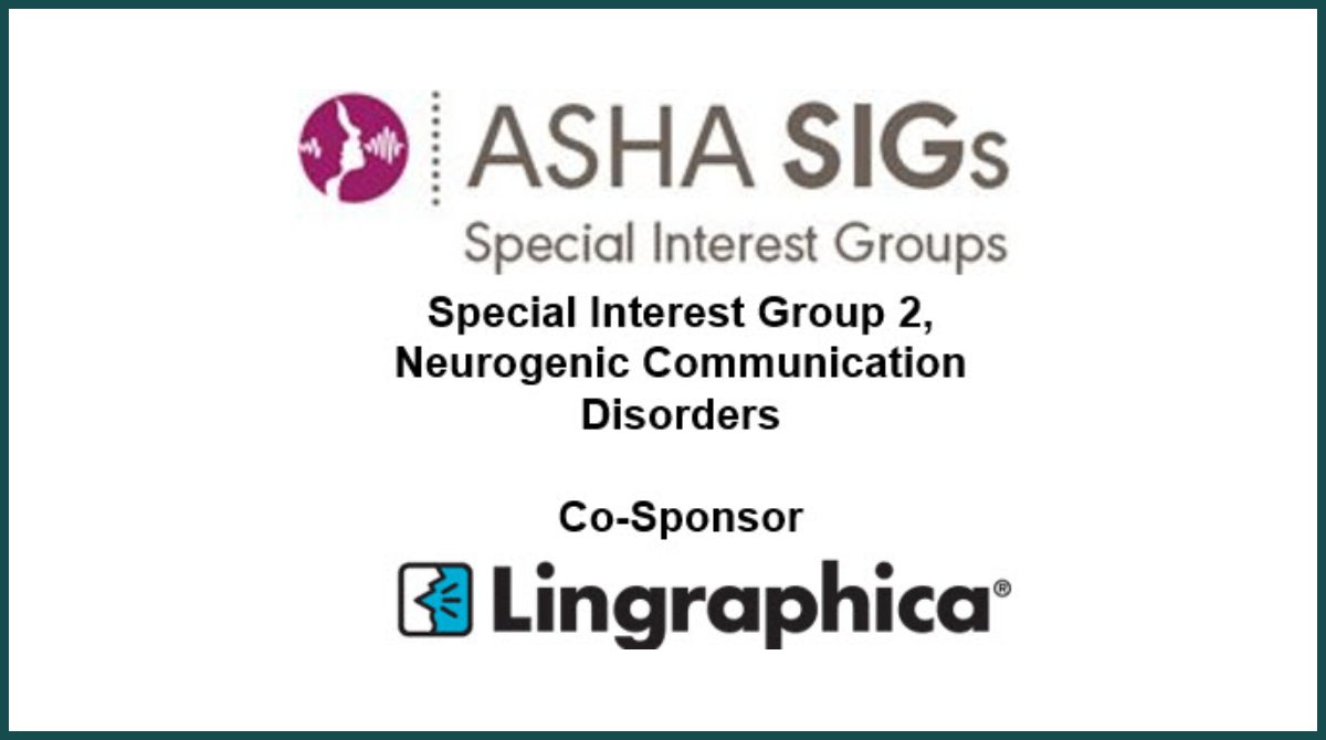 #slpeeps #slp join ASHA Special Interest Group 2, #Neurogenic Communication Disorders FREE virtual open house Monday September 20, 2021 8:00 p.m. ET co-sponsored by 
<a href="/Lingraphica/">Lingraphica</a> and Open to members and non-members (not for CEUs). Register here: on.asha.org/3zUKtak