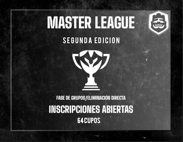 #CR | #Inscripciones 

🎮Abrimos inscripciones para nuestra Segunda Edición🎮

📄64 Cupos
💰$5 
🎮Fase de grupos 

Requisitos✅
Seguirnos y seguir a:
🗣<a href="/HiramCR13/">⚡Hiram Santamaria⚡</a> 
🗣<a href="/AMastercr/">AG MASTER CR</a> 
🗣<a href="/Whifles_22/">Whifles22</a> 
🗣<a href="/josuegtzCr/">ASUNA💙EYDIS❤️ - (Darling)</a> 
🗣<a href="/Juan_Olvera_27/">Manuel Torres</a>
Mencionar a dos equipos
Dar fav❤y rt🔄