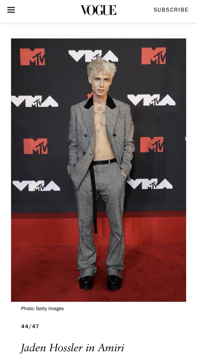 JadenHossler's tweet image. I’m in @voguemagazine ?? Shits crazyyyyy vogue.com/slideshow/mtv-…