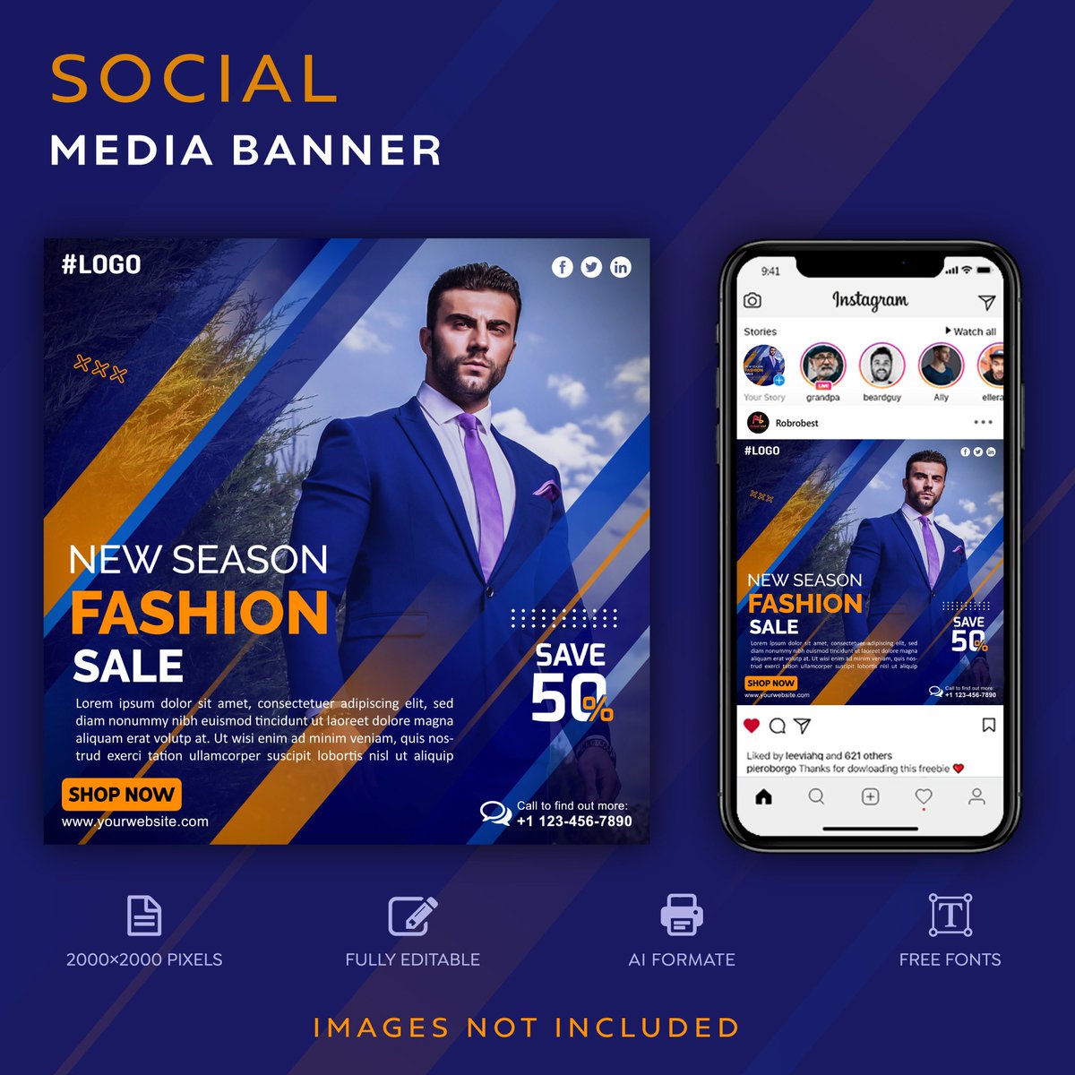 robrobest50's tweet photo. Do you want to design a social media post(Facebook, Twitter, Instagram, YouTube)? Give a message now for any of your designs.

#banners #SocialMedia #design #graphicsdesign #business https://t.co/7IHlcvmDtx