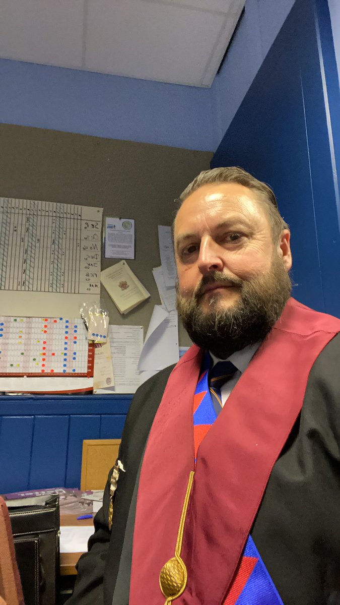 lodge_2166's tweet photo. Back to chapter for the first time. It’s great to see so many chapters and mark degree as well as craft lodge getting opened up.  Cornish supper for festive board tonight. #ansome https://t.co/M9HKaTDwzu