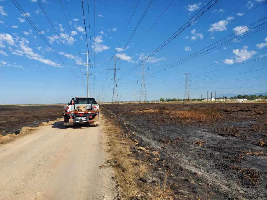 KUTV2News's tweet photo. 🔥 UPDATE: Utah fire officials said the #LegacyFire is now 75% contained. The fire perimeter and interior hot spots will continue to be monitored.

📸@UtahWildfire https://t.co/fw4JAUKwVs