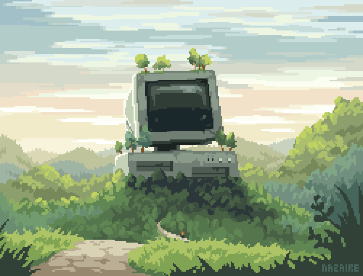 ElenaNazaire's tweet photo. pilgrimage to ancient shrine
#pixelart https://t.co/YNusVxnOQn