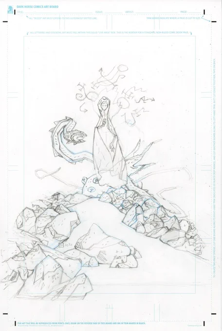As the ACHERON book has been announced I guess it's safe to post the cover--And this is one of those rare times where I scanned the pencils before inking--

ICYMI @RollingStone had the news:
https://t.co/pzHo7dFmF8 