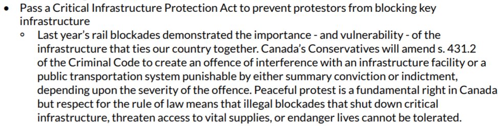 adixonhouse's tweet photo. I like a lot of the CPC Platform --a lot of it-- but in the context of protests at hospitals, I like no plank so much as this: Page 33 of CANADA’S RECOVERY PLAN https://t.co/JXCADjdln9 #Elxn44 https://t.co/z835R2cObs