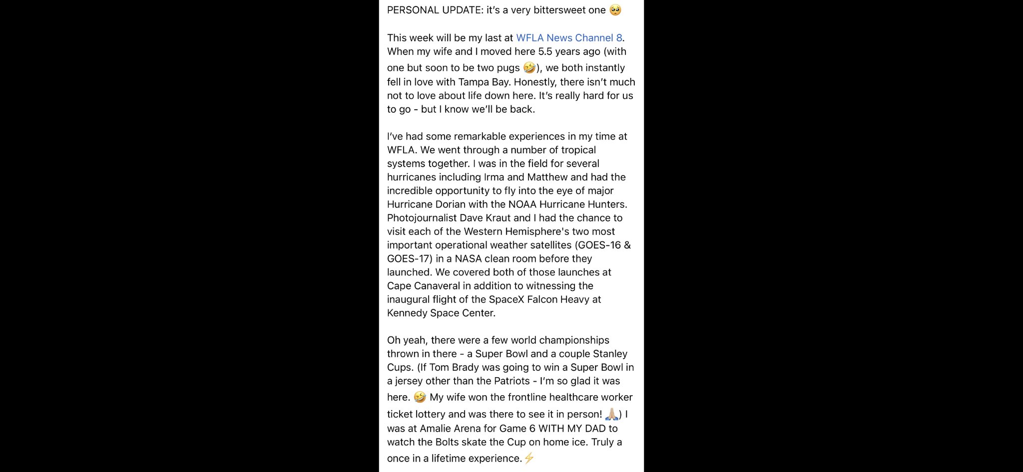 Ian Oliver on Twitter "PERSONAL UPDATE it’s a bittersweet one 🥺…