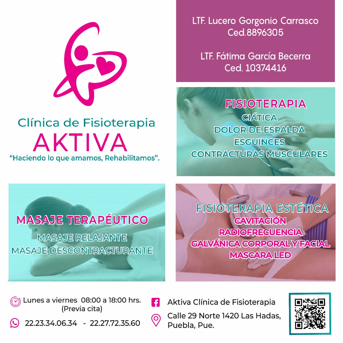 adrianramosra11's tweet photo. 📣 20% de descuento en todos nuestros servicios!!!😱🤯
✅Fisioterapia
✅Fisioterapia Estética                   
✅Masaje Terapéutico
📅 Aprovecha y agenda al:
         📞 22.23.34.86.34
        📞  22.27.72.35.60
🏥 Visítanos en Calle 29 Norte 1420 Las Hadas, Puebla.@ASPEC_AC https://t.co/PS3WO1khij