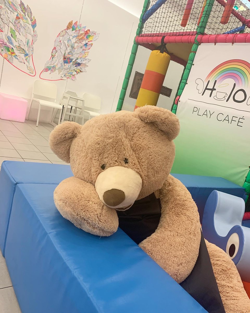 haloplaycafe's tweet photo. Don’t mind me.. 🧸🌈👼🏽🥪🧁 Don’t forget our Teddy Bears Picnic theme all this week at HALO play café. We can’t wait to meet your teddies 💛 #haloplaycafe #halochildrensfoundation #teddybearspicnic #softplay #community #thechimes #hillingdon https://t.co/Dlk9y3Zou7