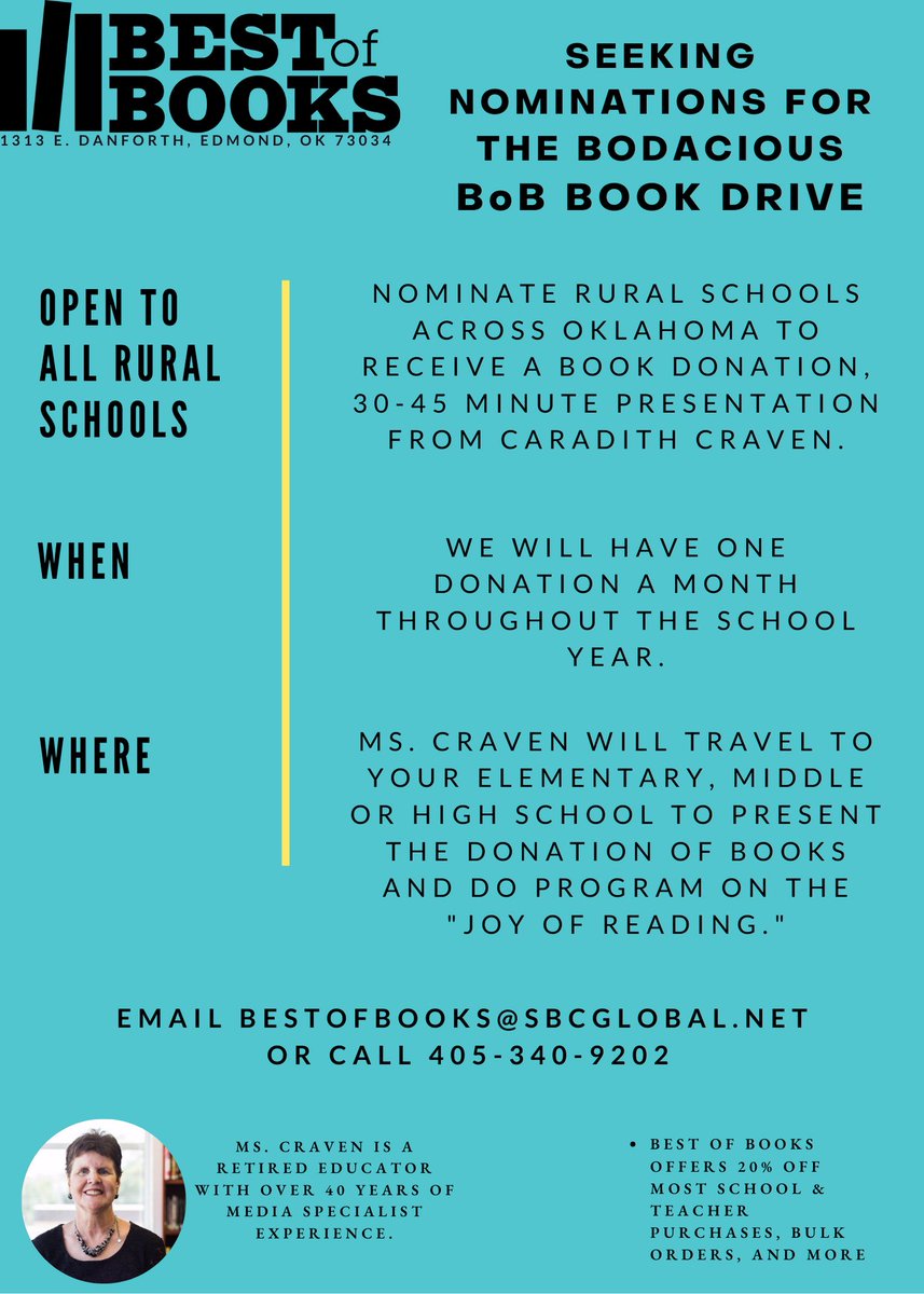 bestofbooksok's tweet image. 📣 Announcement 📣
If you have any questions, please call or email.