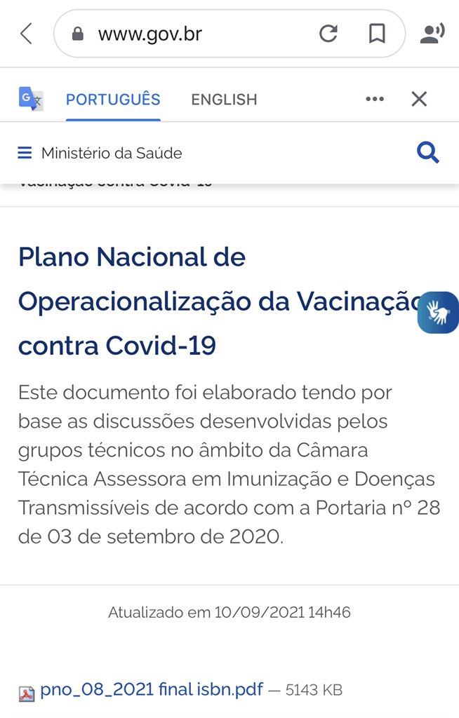 anapaulahenkel's tweet photo. 🚨 O Ministério da Saúde, em concordância com nota da Anvisa, atualizou em 10/09/21 o documento sobre o plano de imunização contra a Covid-19 e NÃO RECOMENDA a vacinação para MENORES DE 18 ANOS.  O documento já está no site do Ministério da Saúde.
https://t.co/fYm8pQTkJC https://t.co/9mn01b1WRL