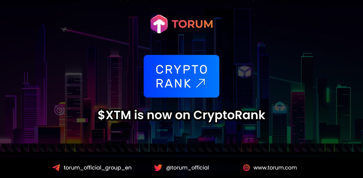 torum_official's tweet photo. #Torum is now listed on @CryptoRank_io 

Full details here: https://t.co/1FhOH7D6bX https://t.co/Gnv8LoZupF