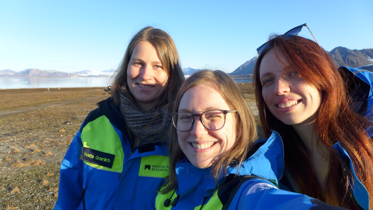 The #CIMS team are finally back in #NyAlesund! Here the sun is shining, we have spotted a polar fox, lots of seals and birds and a reindeer. All good! Tomorrow we're going up to #ZeppelinResearchStation.