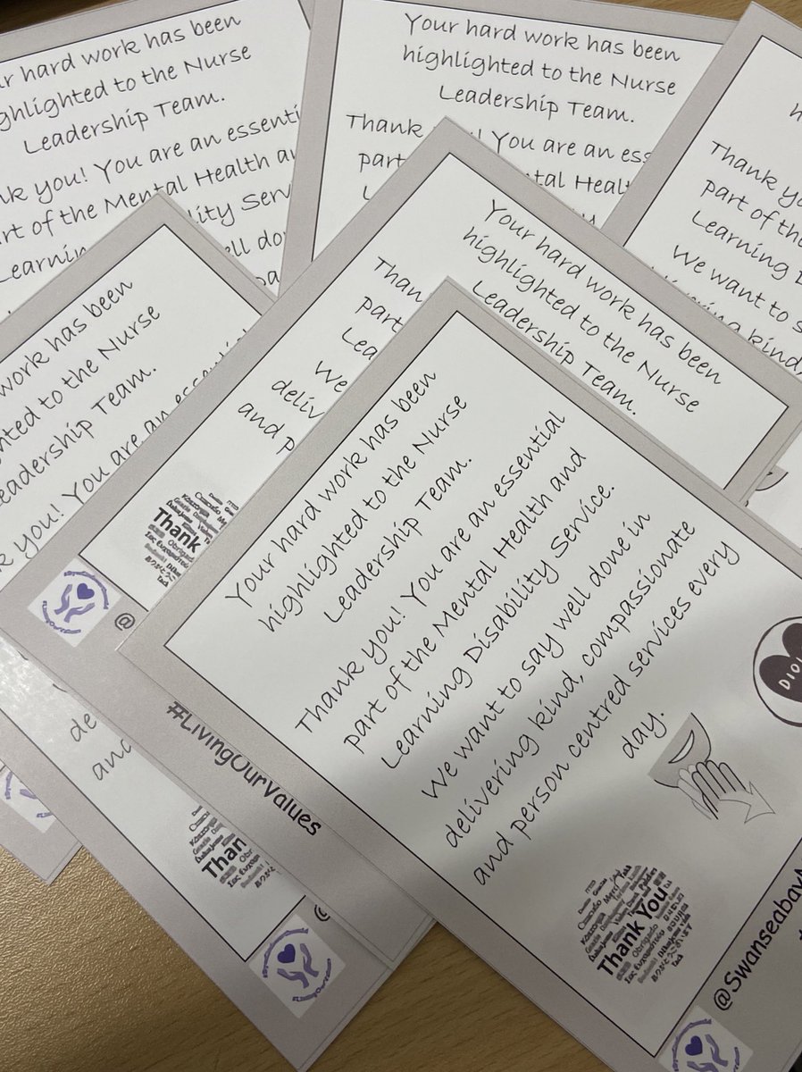 NurseLeadsMHLDSBUHB π (@mhld_sbuhb) on Twitter photo Staff recognition is so important to us as Nurse Leads! lots of postcards being posted today! #ThankYou #LivingOurValues
<a href="/SBUHBWellbeing/">SBUHB Staff Wellbeing Service</a> <a href="/SBUHB_Awards/">Swansea Bay UHB Awards</a> <a href="/SwanseabayNHS/">Swansea Bay NHS</a> Staff recognition is so important to us as Nurse Leads! lots of postcards being posted today! #ThankYou #LivingOurValues
<a href="/SBUHBWellbeing/">SBUHB Staff Wellbeing Service</a> <a href="/SBUHB_Awards/">Swansea Bay UHB Awards</a> <a href="/SwanseabayNHS/">Swansea Bay NHS</a>