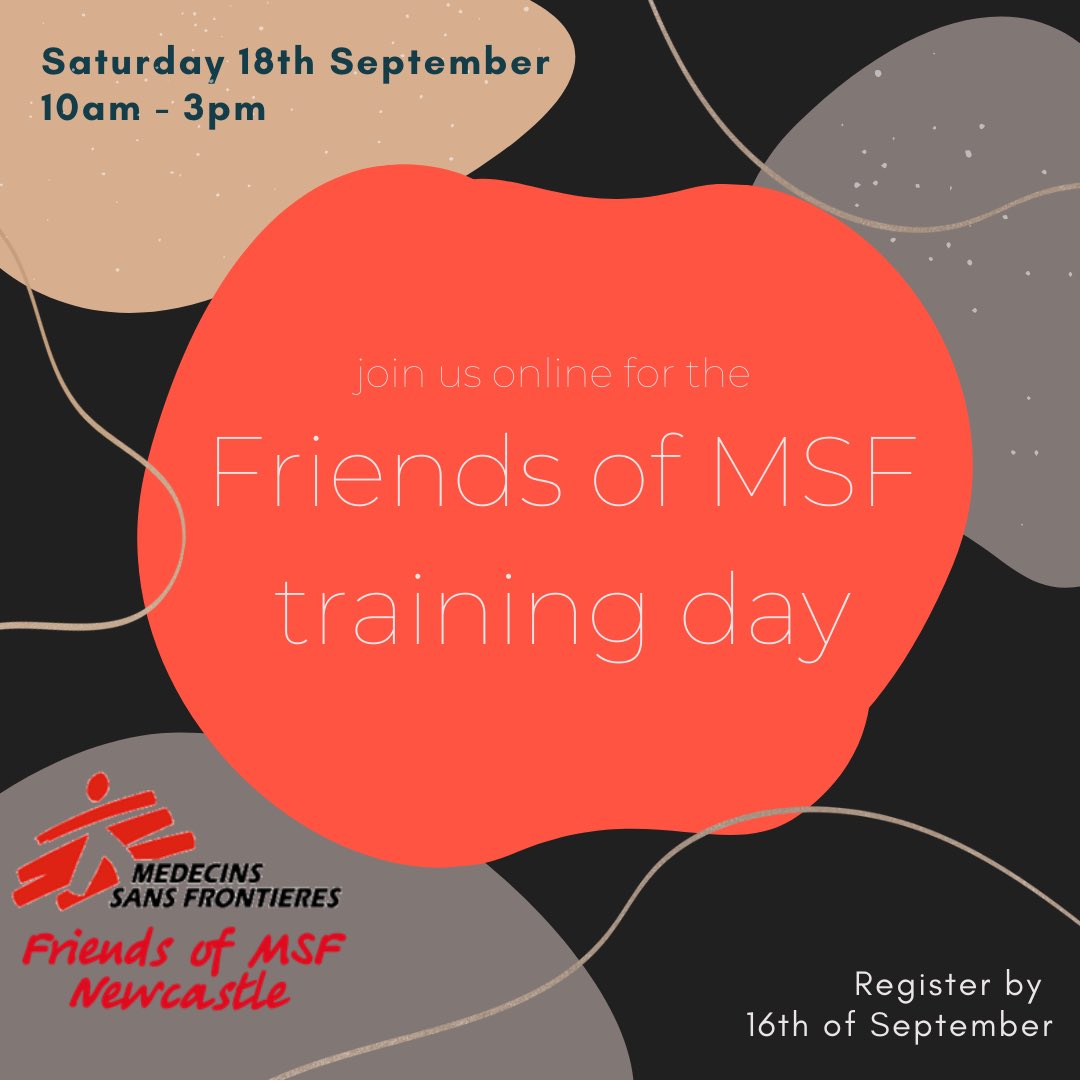 fomsf_newcastle's tweet photo. ‼️Join us on the 18th for the FoMSF training day. See you there! Link below to register by the 16th‼️ https://t.co/vQlAXMICe2