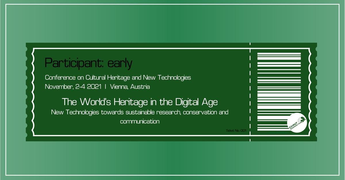 CHNTVienna's tweet photo. +++ Breaking News +++
Registration for #CHNT2021 is now open! Get your tickets for the conference on site or virtually on our homepage: https://t.co/6zB308A3GB
The organising committee is looking forward to meeting you in November! ☺️ https://t.co/1TOKmX4o1C
