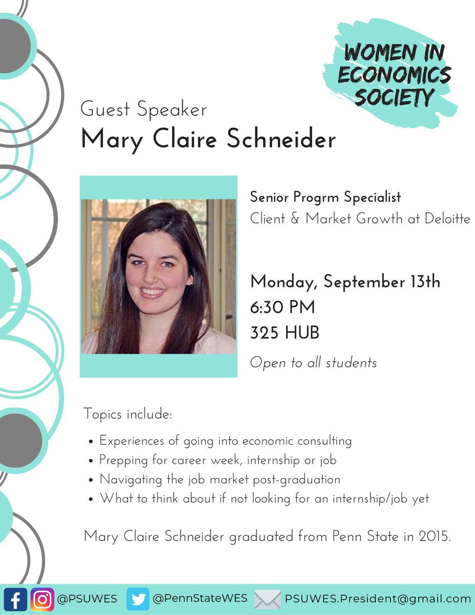 PSU Women in Economics tweet media