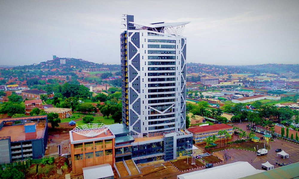 URAuganda's tweet photo. The #URATower was fully funded by @GovUganda and was officially commissioned on 19/Jan/ 2019 by H.E. @KagutaMuseveni.
#30YearsStronger https://t.co/9LujymFBvN