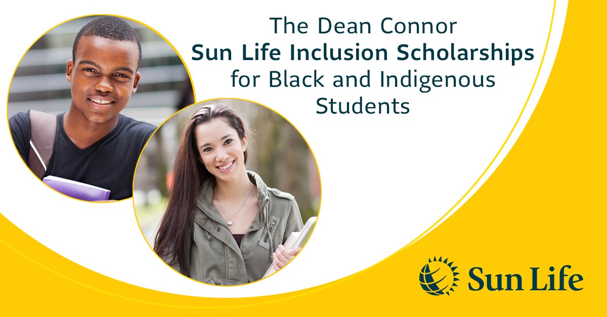 CSutherland_SLF's tweet image. Sun Life has launched the Dean Connor Sun Life Inclusion Scholarships for Black and Indigenous Students in Canada. Up to 20 talented candidates will be awarded a $5,000 scholarship, an internship and a Sun Life mentor. Learn more and apply today!
bit.ly/SLFScholarship