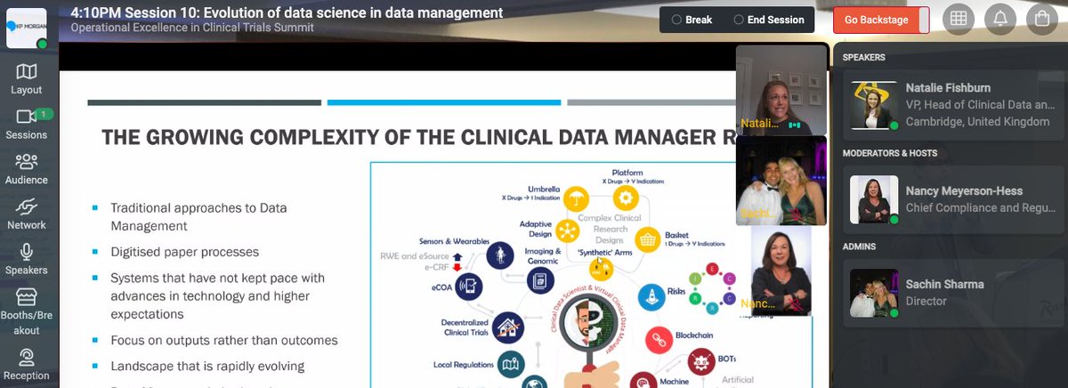 OECTKPM's tweet photo. Happening now at #OECTkpm summit #astrazenca #DataScience #nataliefishburn #datamanagement #clinicaltrials 
https://t.co/9bNQkdfzE4 https://t.co/8AgNeWezmU