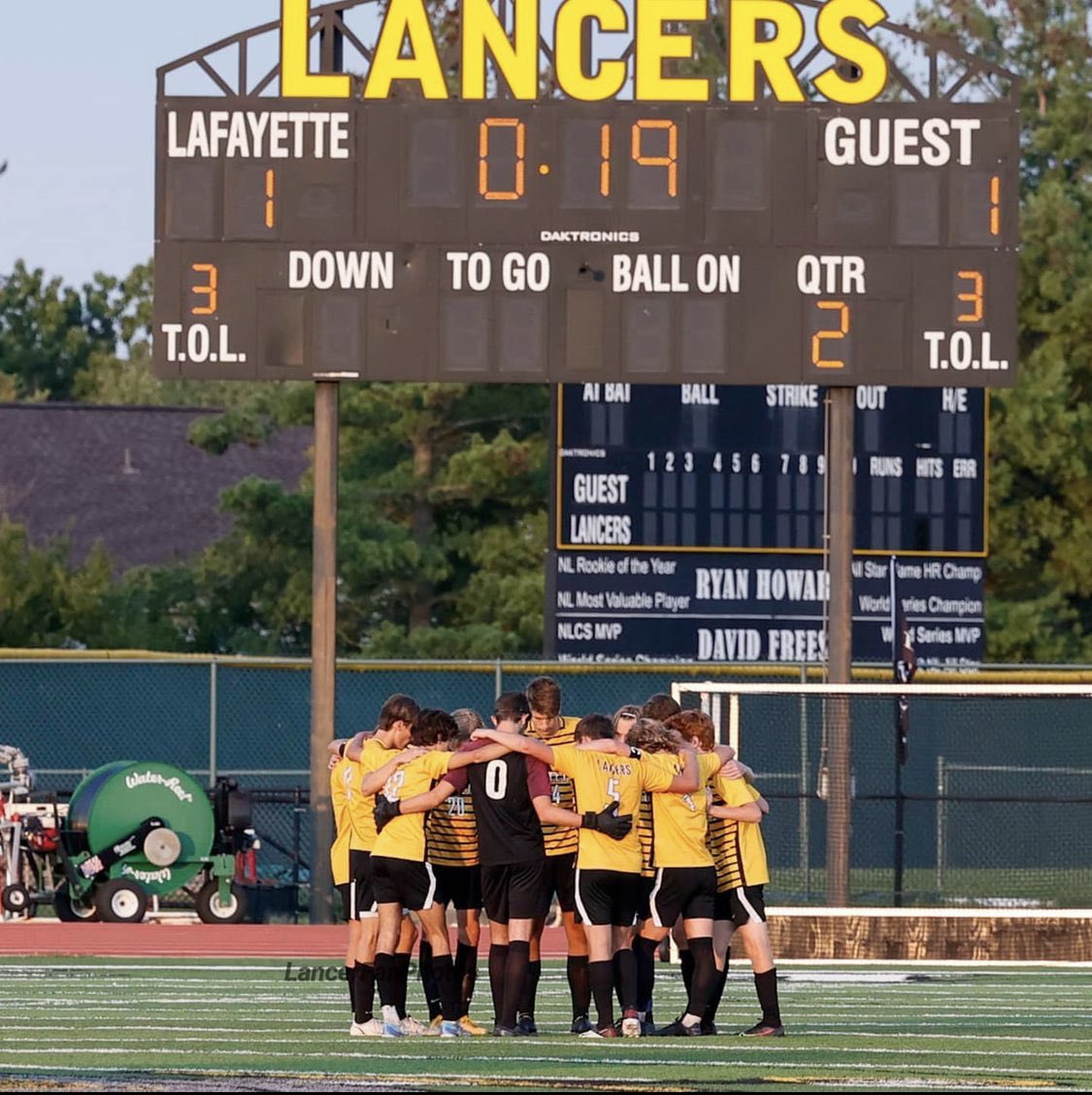 VARSITY SOCCER TAKES ON MARQUETTE TOMORROW!! @ 6 ON THE TURF!! COME AND SUPPORT!!! BE LOUD