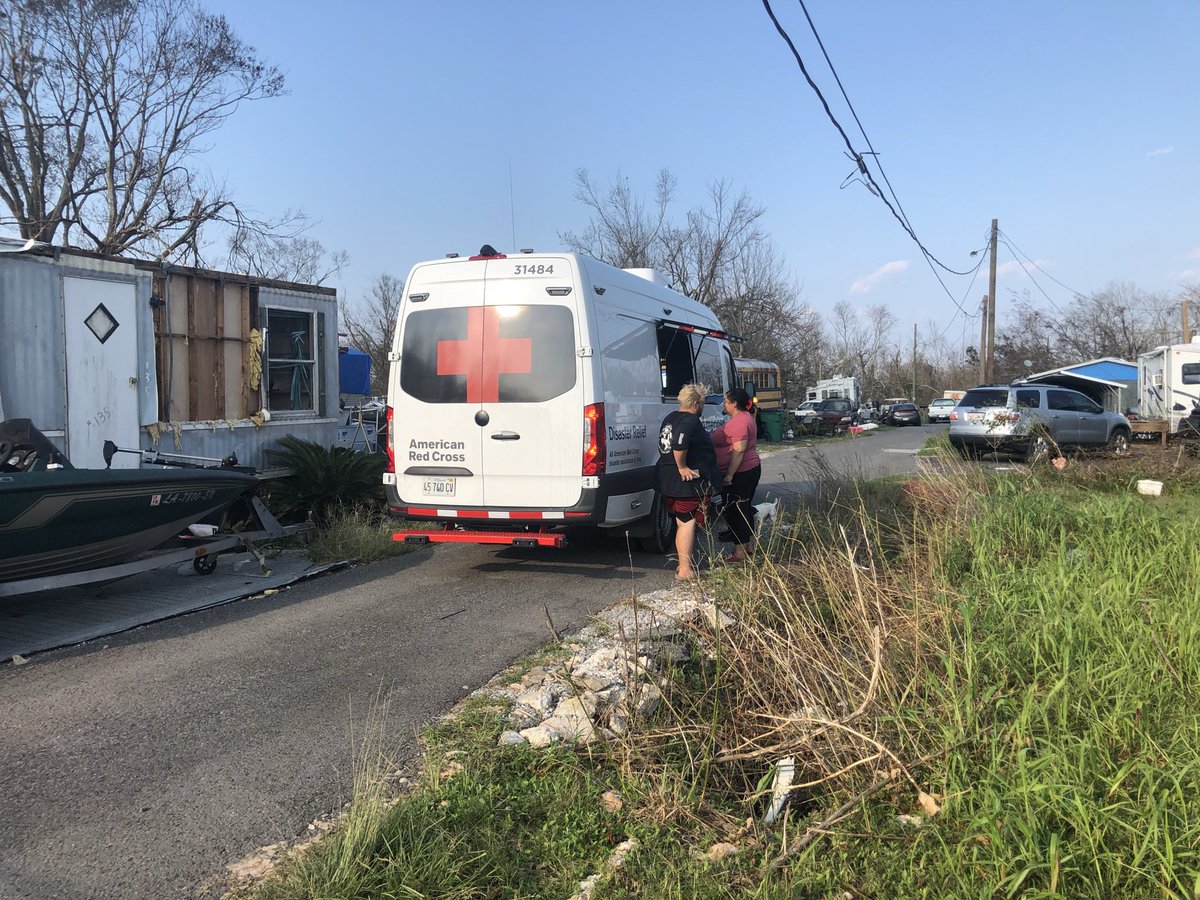 joysquier's tweet image. Honored to meet many of the 800 #RedCross volunteers who left families to go to Louisiana for Ida.They dedicate their souls to this work. Damage widespread, heat oppressive, power outages remain. We need more volunteers Work not easy, but rewards abound. RedCross.org/volunteer